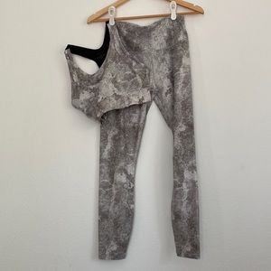 Varley marching sports bra and leggings size M